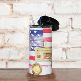 4-in-1 Can Cooler_American Flag Design 2